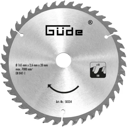 58334 | Holzsägeblatt HM 165x20x48Z