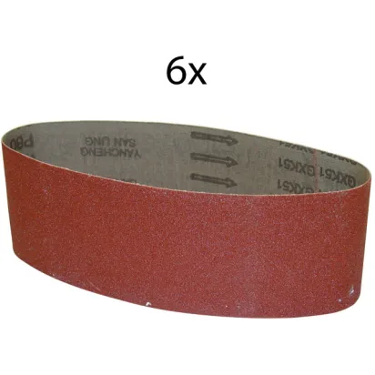 58306 | Schleifband 76x533 mm K100 6-tlg.