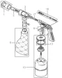40046 | DL-Sandstrahlpistole m. Rückgewinnung 750ml