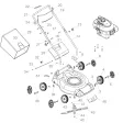 95555 | Benzin-Rasenmäher Eco Wheeler EW 406-125