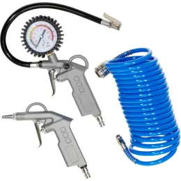 Druckluft-Set 3-tlg. Metall