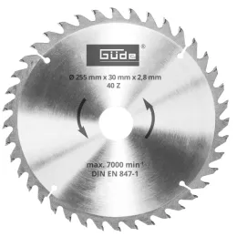 Holzsägeblatt HM 255x30x40Z