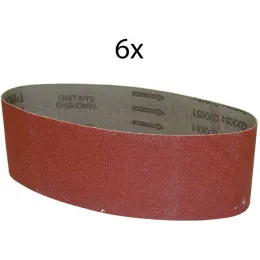 Schleifband 76x533 mm K100 6-tlg.