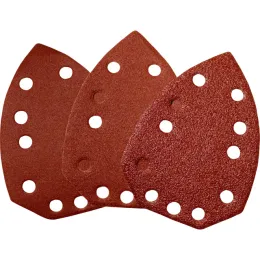 Delta-Klett-Schleifpapier-Set 137x96 mm 6-tlg.