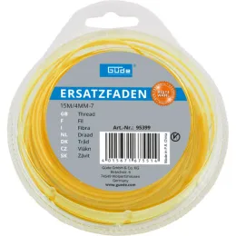Ersatzfaden 15 m/4 mm 7-kant